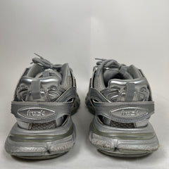 Balenciaga Metallic Silver Track Sneaker Size 43