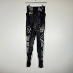 PLEATS PLEASE Issey Miyake Denim Trompe L'oeil Pants Size 4