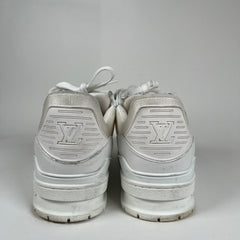Louis Vuitton Trainer Triple White Size 8