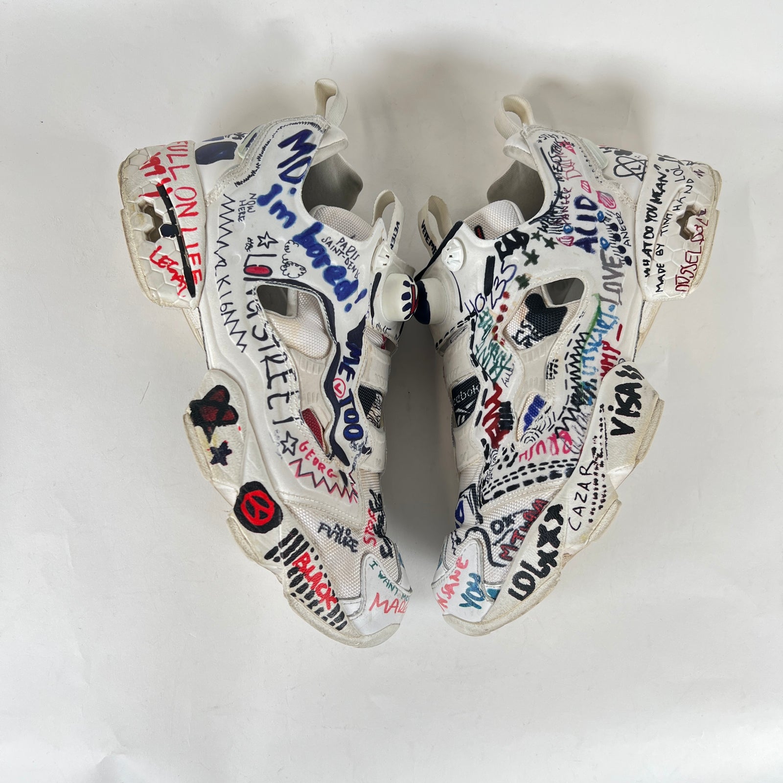 Vetements x Reebok Graphitti Size 8.5