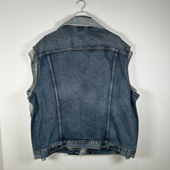 Vetements x Levis AW17 Double Trash Oversized Denim Vest Size S