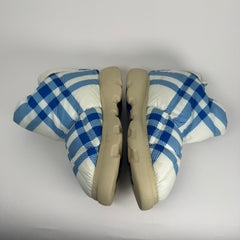 Burberry Check Pillow Puffer Boots Size 10