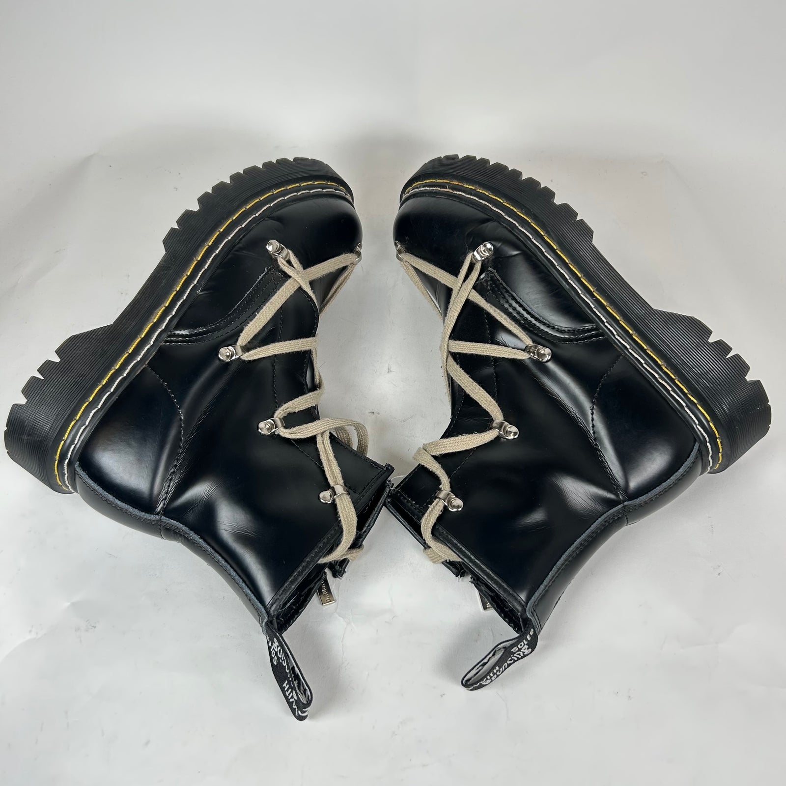 Rick Owens x Doc Marten's Black Bex 1460 Leather Boot Size 43