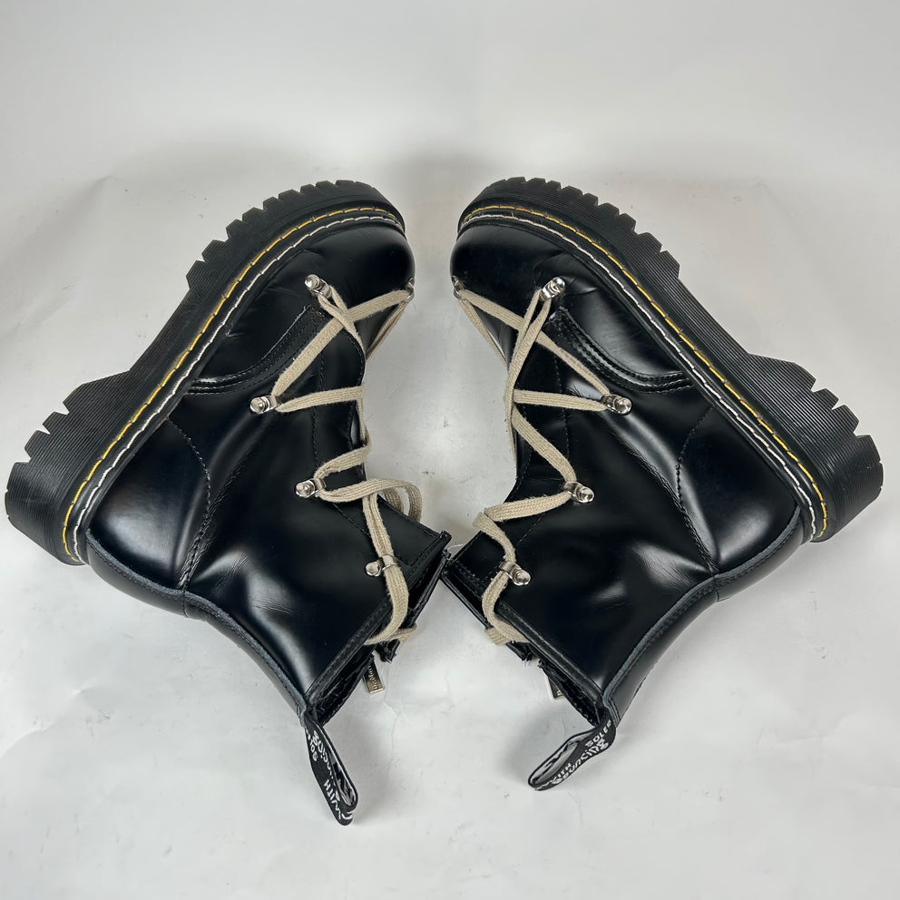 Rick Owens x Doc Marten's Black Bex 1460 Leather Boot Size 43