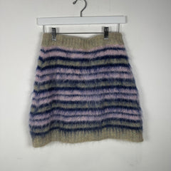 Marni Striped Fuzzy Wuzzy Skirt Size S