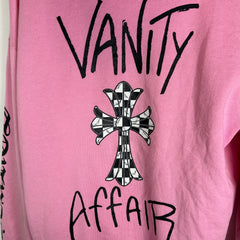 Chrome Hearts Pink Vanity Faith Hoodie Size M