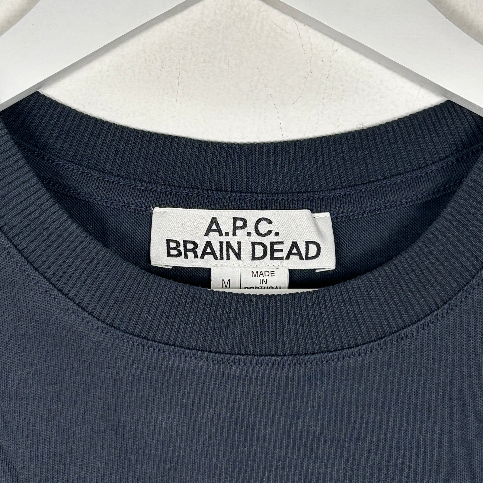 A.P.C x Brain Dead Embroidered T-Shirt Size M
