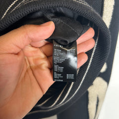 Amiri Black Bone Varsity Jacket Size L