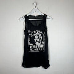 Hysteric Glamour Black 'Bad Girl Connections' Silk Tank Top Size M