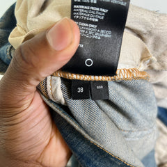 Amiri Clay Indigo Core Applique Logo Jeans