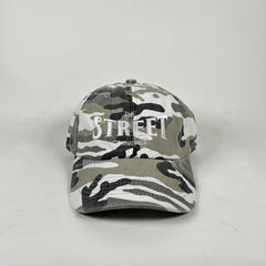 Street Commerce Black Logo Distressed Snapback