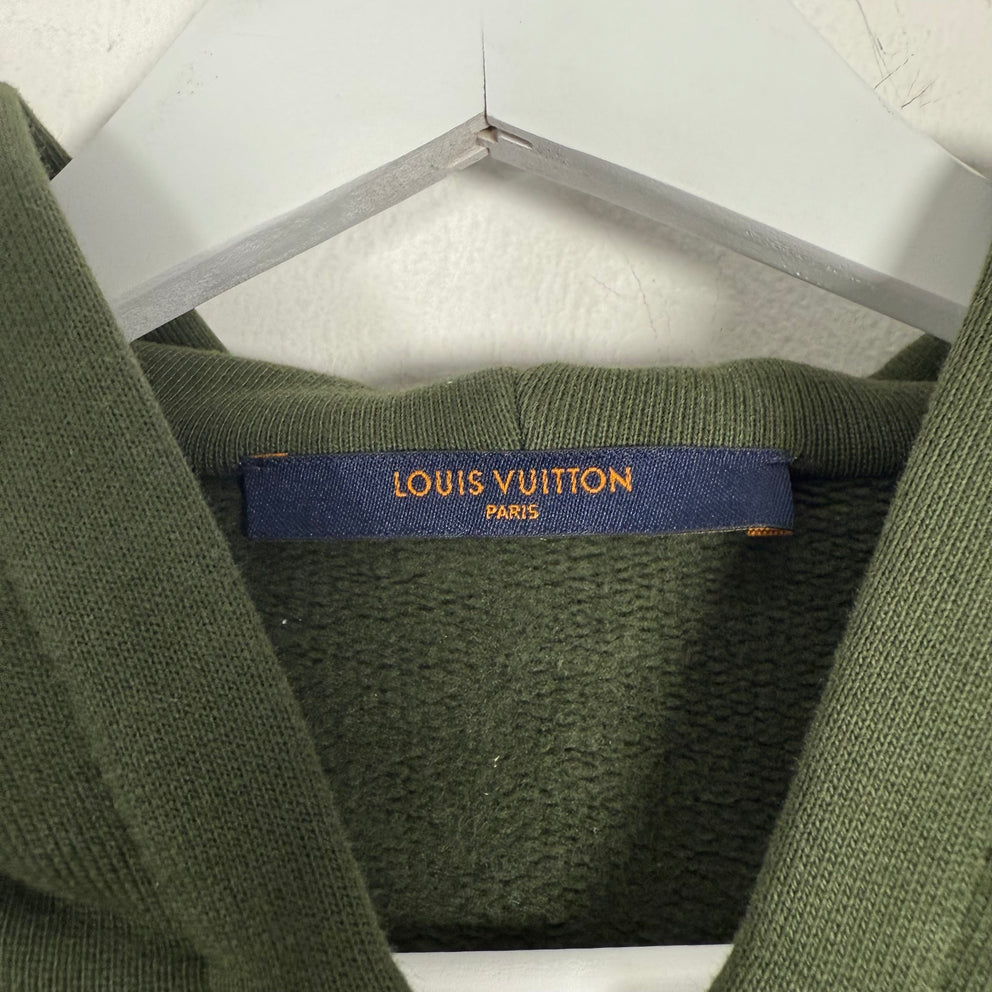 Louis Vuitton 3D Pocket Green Hoodie Size S