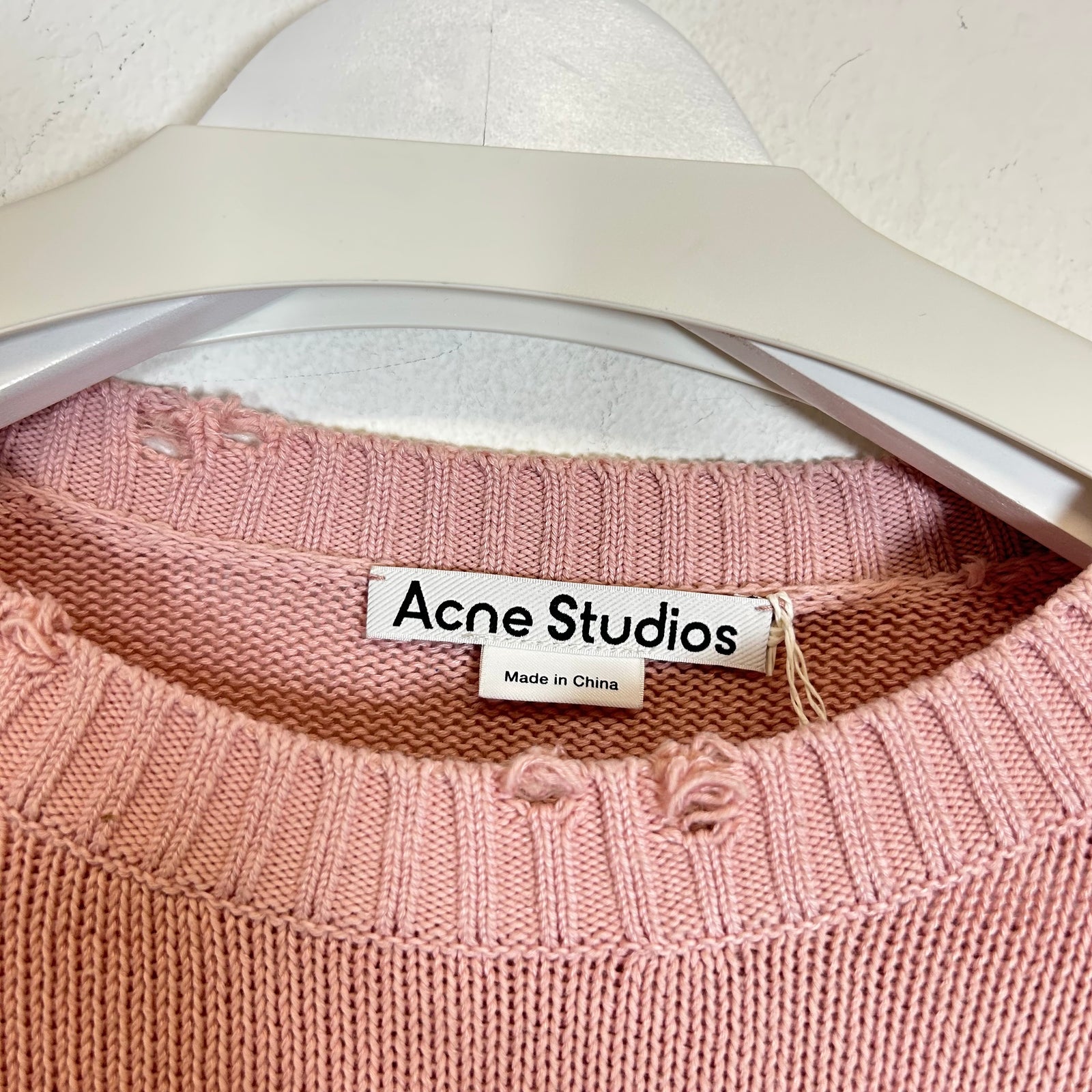 Acne Studios Pink Knit Sweater Size XL