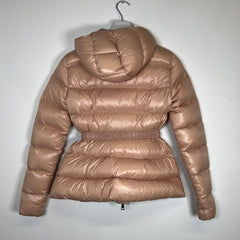 Moncler Rhin Rose Pink Down Jacket Size 0