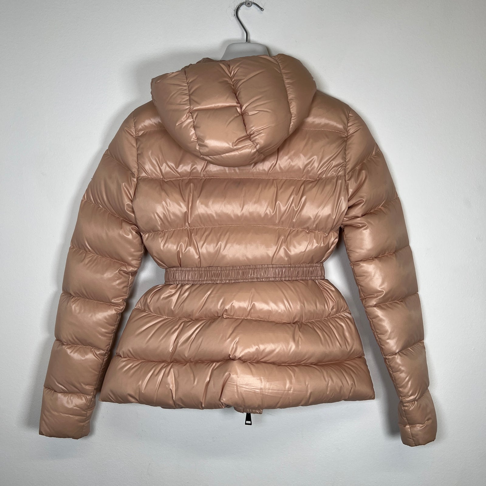 Moncler Rhin Rose Pink Down Jacket Size 0
