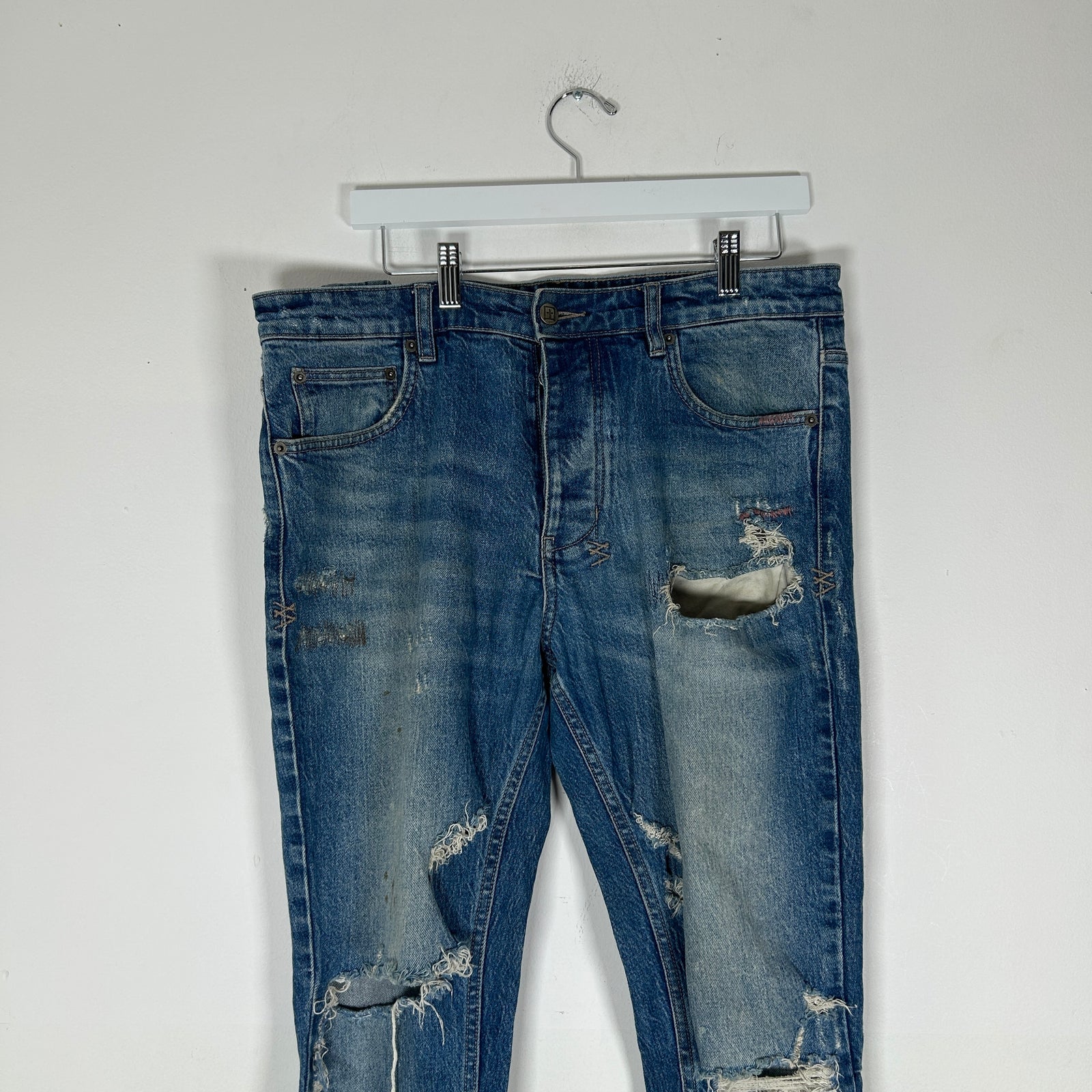 Ksubi Distressed Denim Jeans Size 34