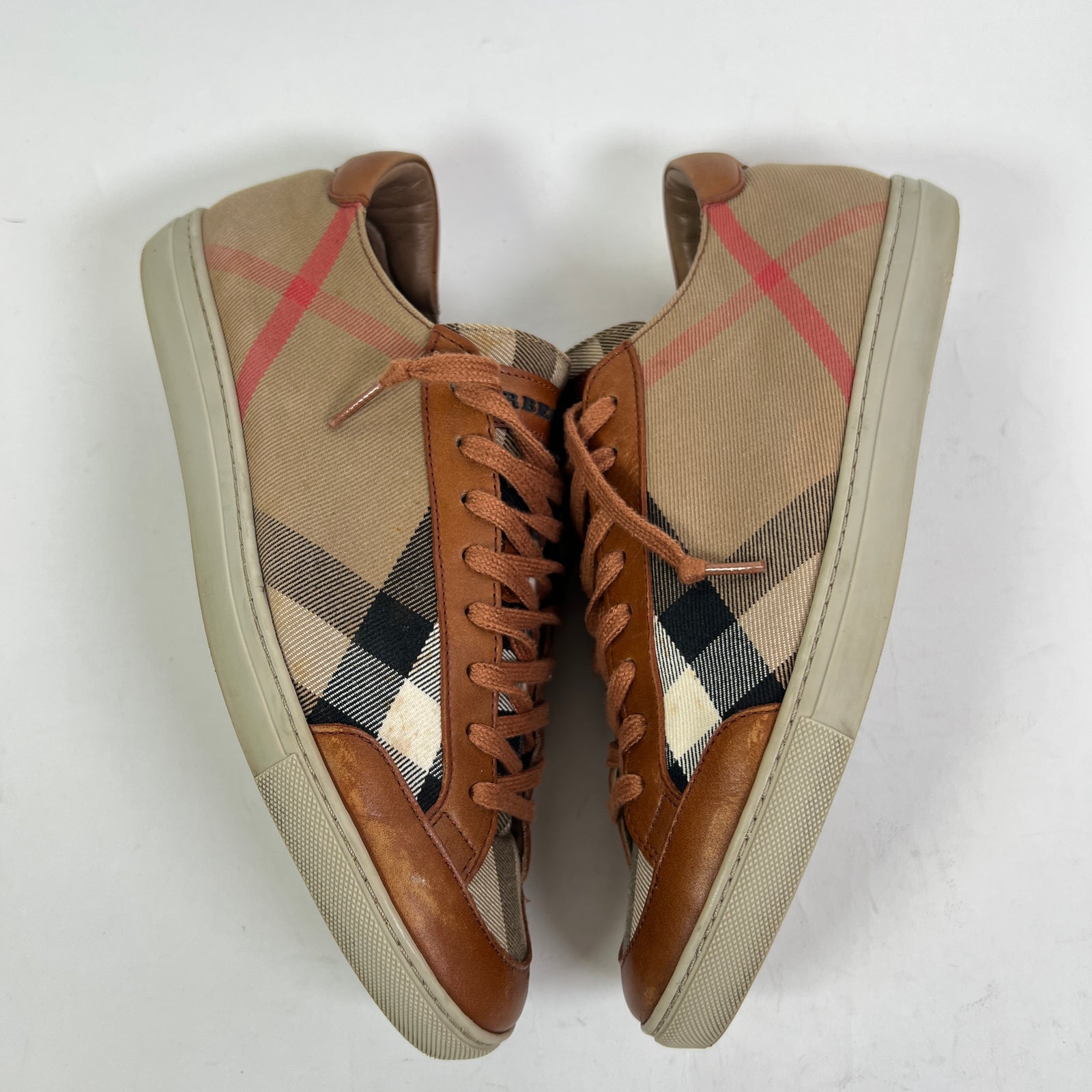 Burberry Check Canvas Low-Top Sneaker