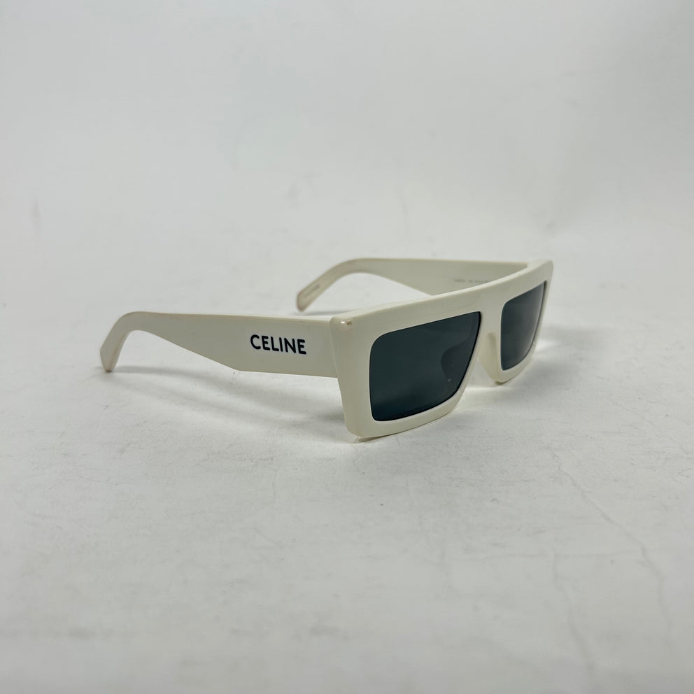 Celine White Monochroms Sunglasses