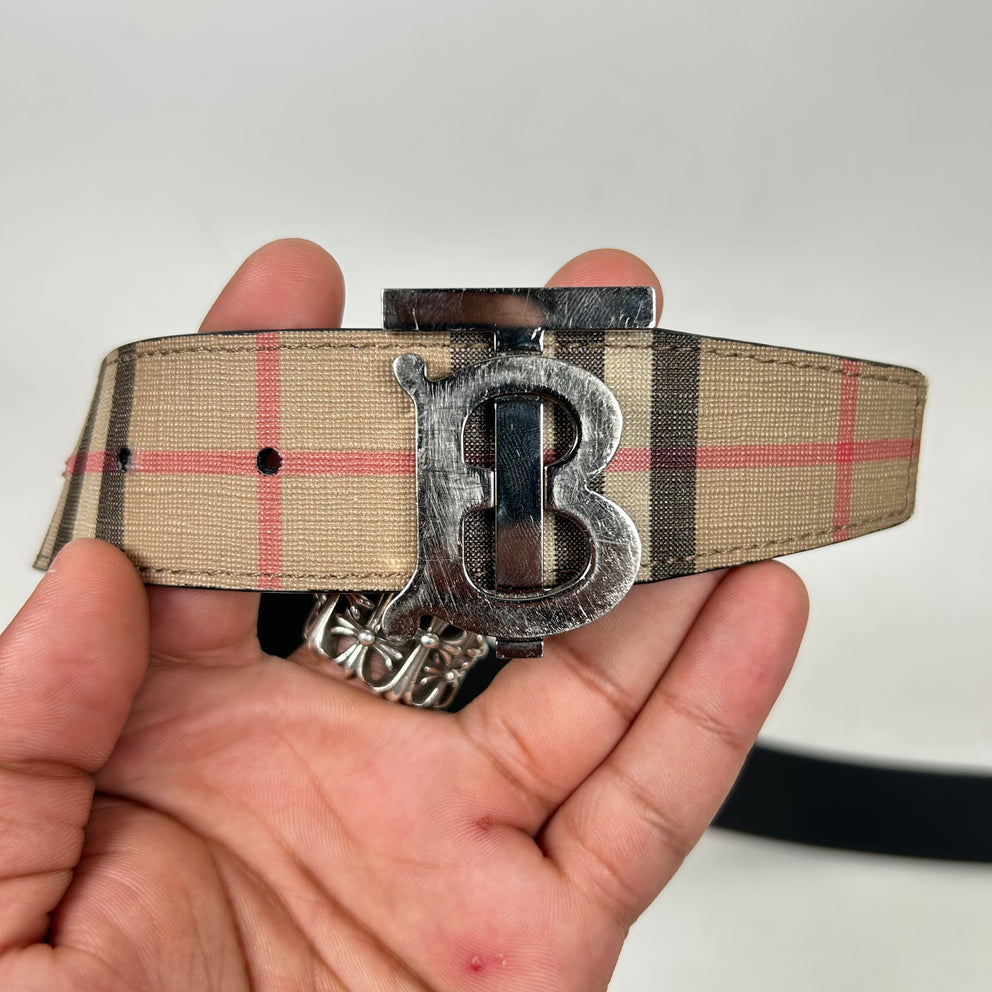 Burberry Vintage Check TB Belt Size 95