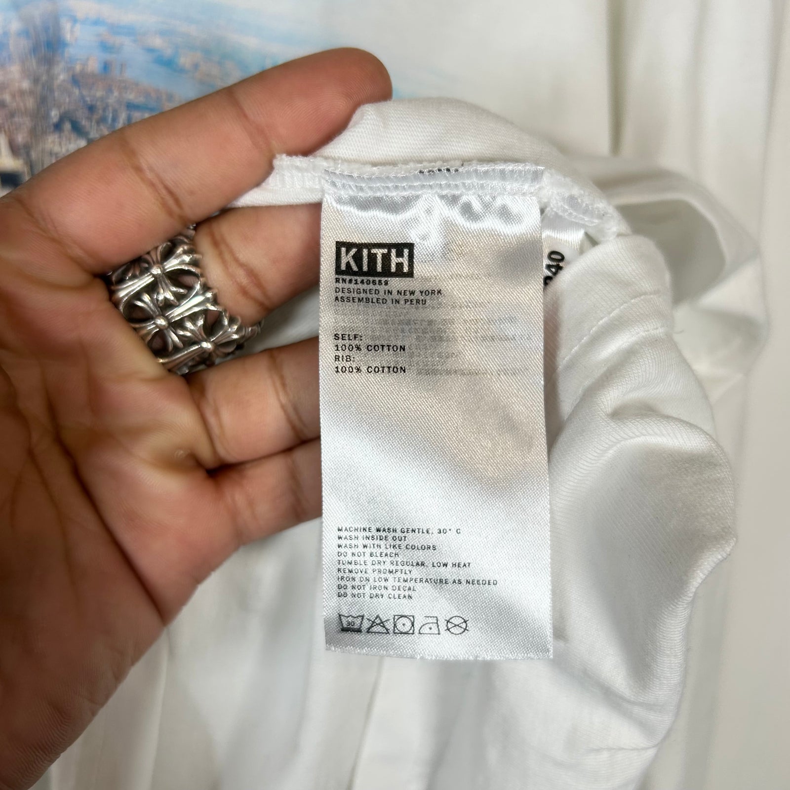 Kith White South Ferry Longsleeve Size XXL