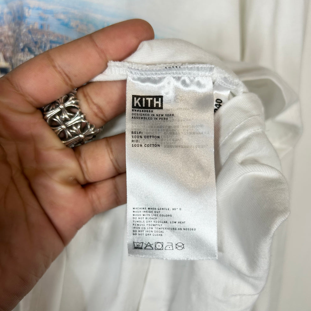 Kith White South Ferry Longsleeve Size XXL
