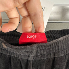 Supreme Color Block Velour Sweatpants Size L