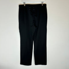 Maison Margiela Black Double Zipper Track Pants Size 52