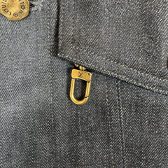 Louis Vuitton Hidden Monogram DNA Denim Jacket Size 50