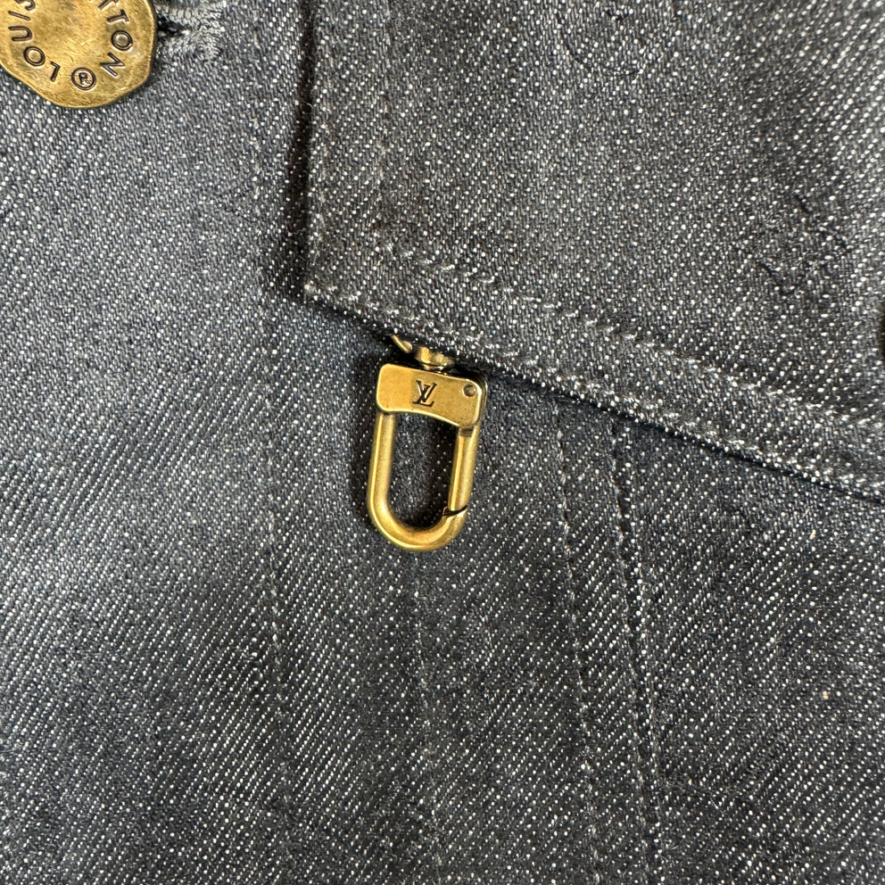 Louis Vuitton Hidden Monogram DNA Denim Jacket Size 50