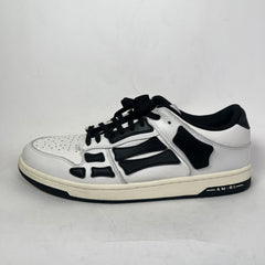 Amiri White/Black Skel Low-Top Sneaker Size 45