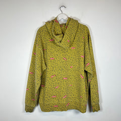 Supreme x IRAK Yellow Zip-Up Hoodie Size XL