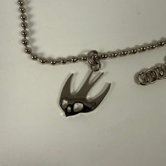 Alexander Mcqueen Silver 'Swallow' Bracelet