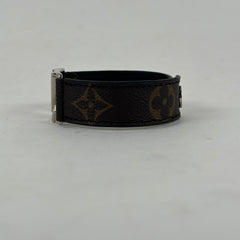Louis Vuitton 'LV' Leather Strap Bracelet