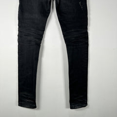 Balmain Black Biker Jeans Size 27