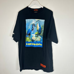 Heron Preston Black Swan T-shirt Size XL