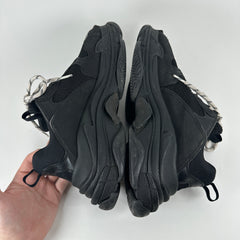Balenciaga Black/White Triple S Sneaker Size 42