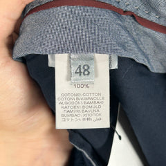 Brunello Cucinelli Blue Corduroy Cargo Pants Size 34