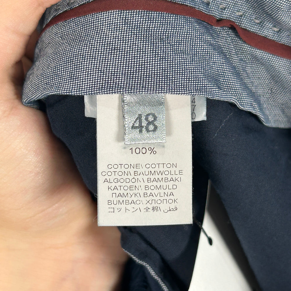 Brunello Cucinelli Blue Corduroy Cargo Pants Size 34