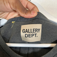 Gallery Dept Vintage Black Mechanic Logo T-Shirt Size L
