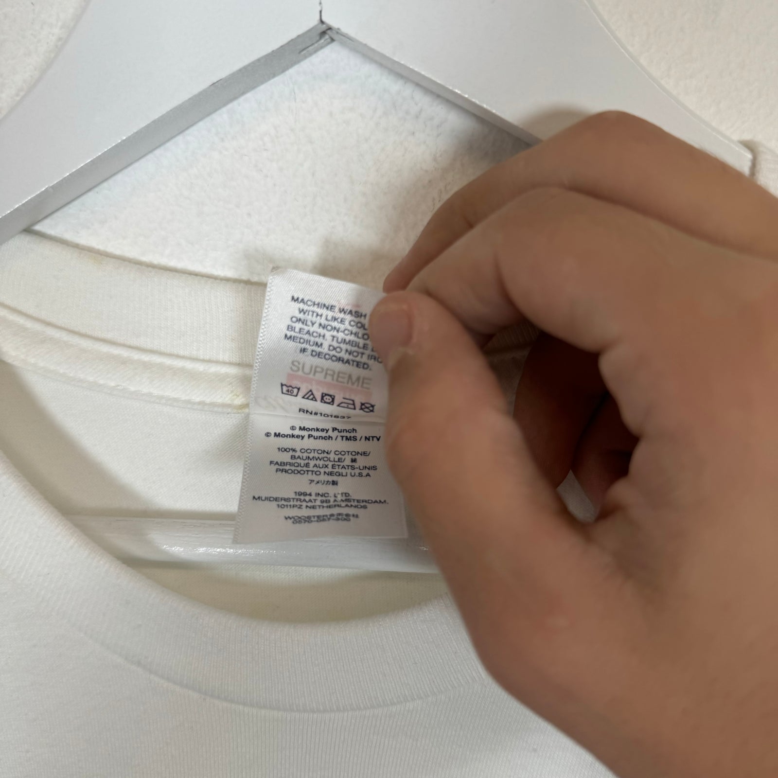 Supreme X Undercover White Lupin T-shirt Size XL