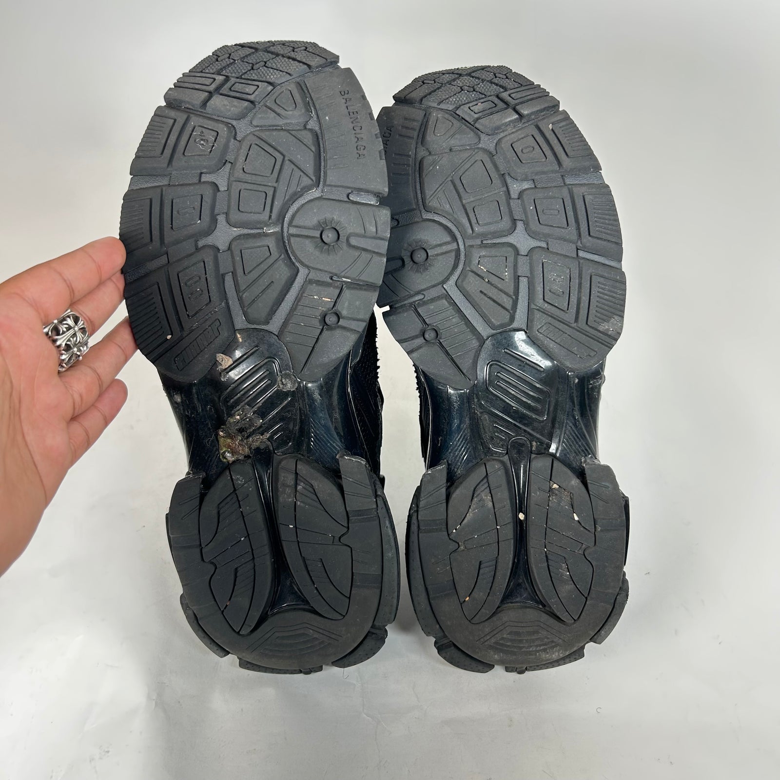 Balenciaga Triple Black Matte Runners Size 44