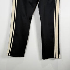 Celine Black Striped Logo Sweatpants Size M