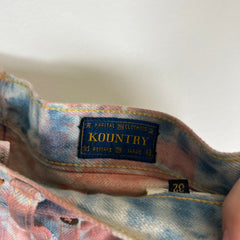 Kapital Papillon Boro Patch Tye Dye Pants