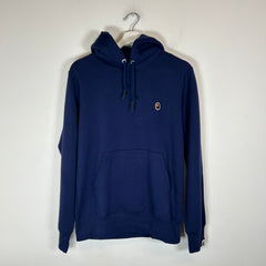 Bape Navy Ape Head Hoodie Size M