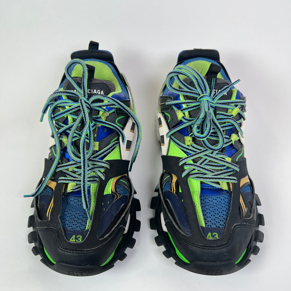 Balenciaga Black/Blue Track Sneaker