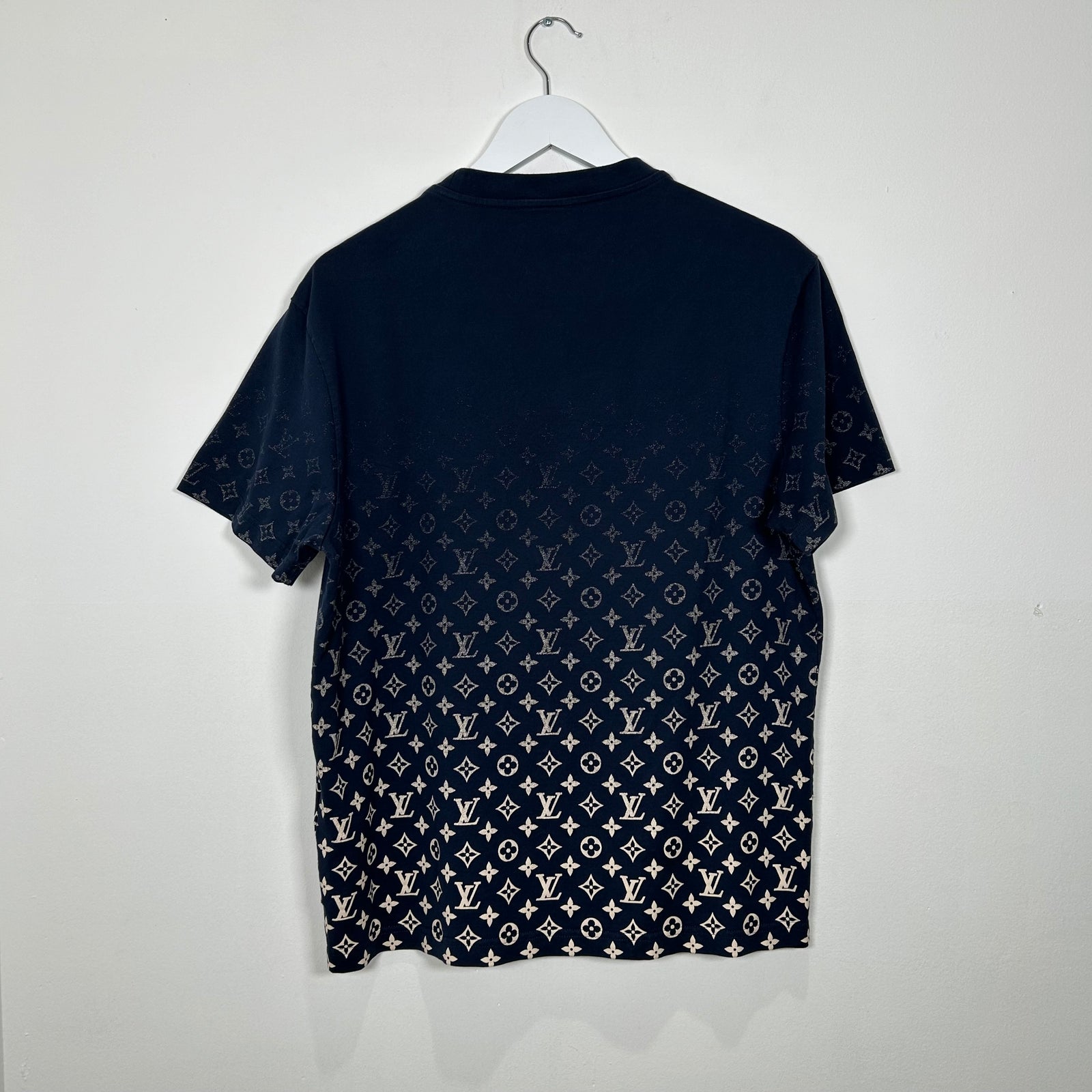 Louis Vuitton Navy / Cream Monogram T-Shirt Size M