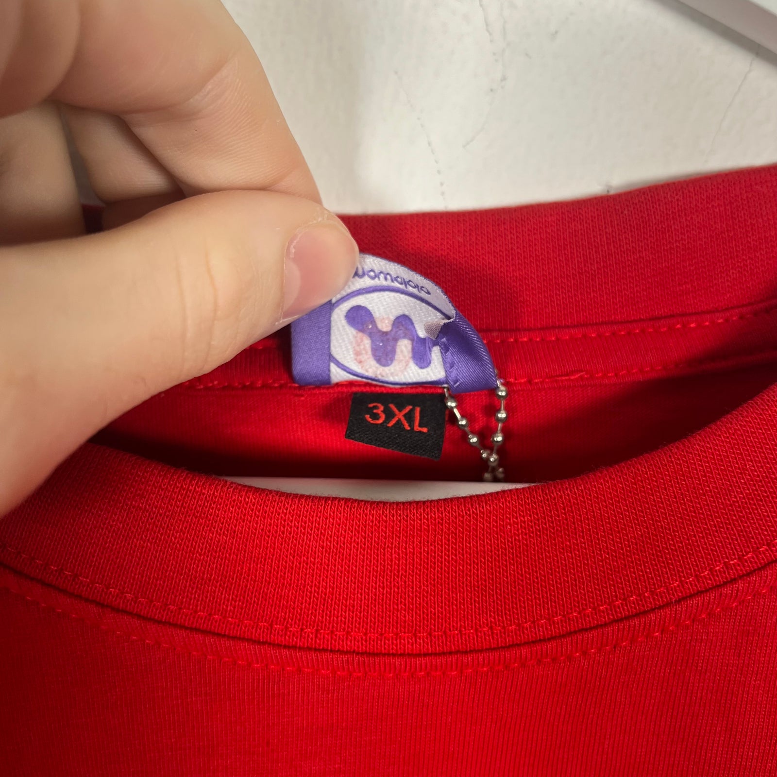 Mowalala Red 'Track' T-Shirt Size XXXL