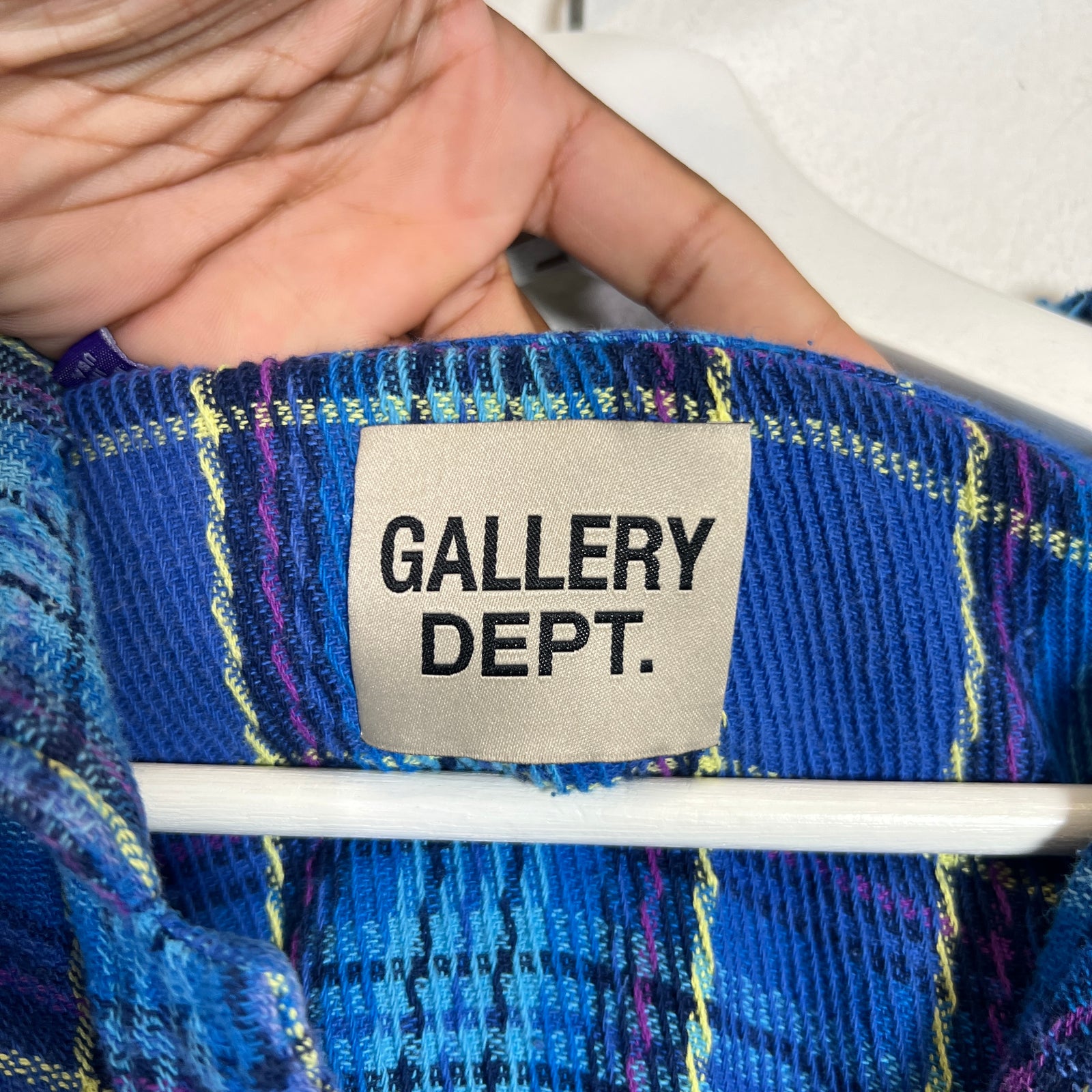 Gallery Dept Marley Distressed Flannel Shirt