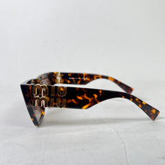 Miu Miu Tortoiseshell Square Frame Sunglasses