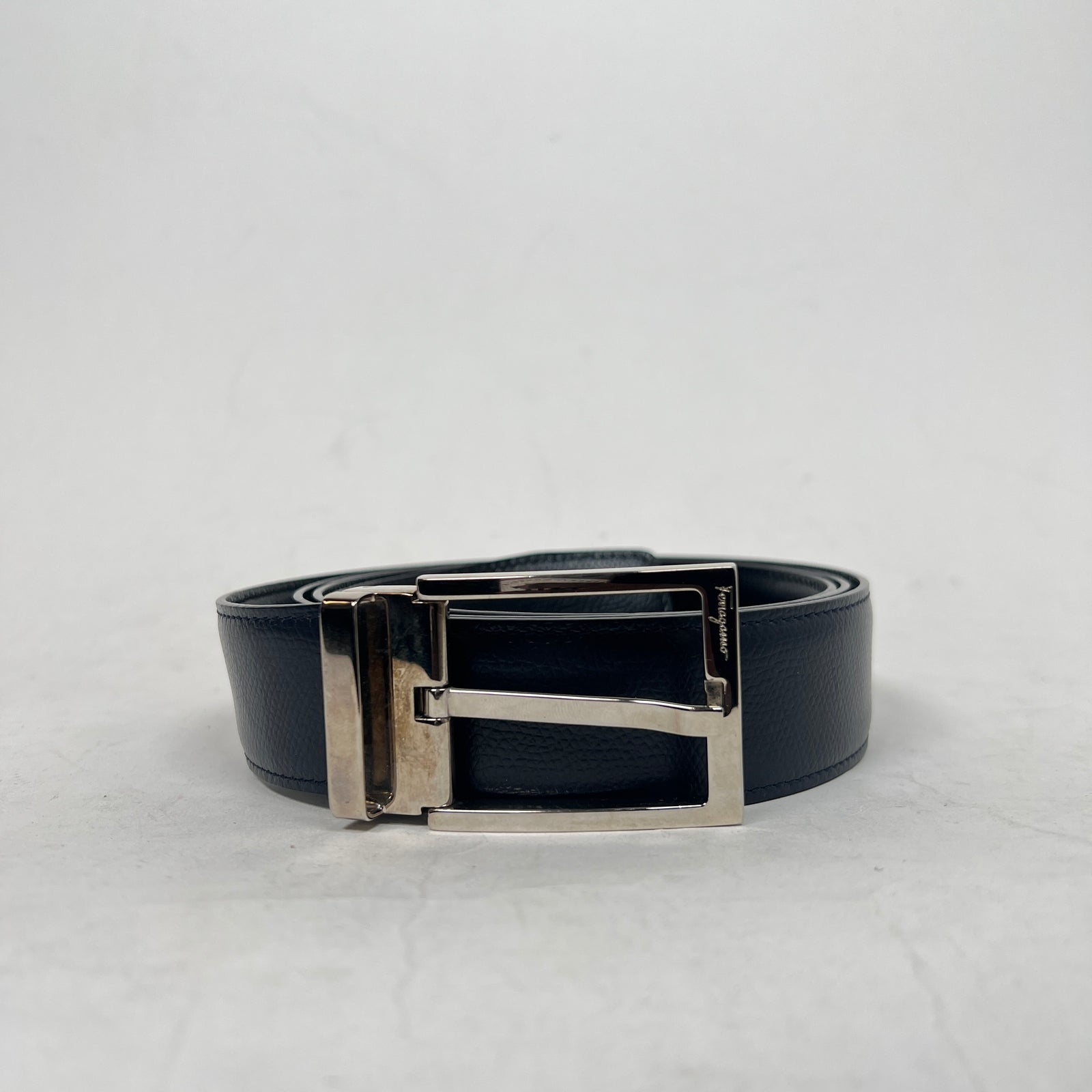 Salvatore Ferragamo Blue/Black Belt Size 40